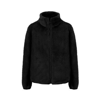 China Autumn/Winter Breathable Fleece Women's Fashion Jacket With Soft Butter Sherpa For Kid's Fleece Zipper for sale