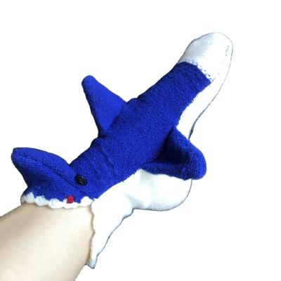 China Wholesale Shark Christmas Socks Unisex Stockings With Europe America Christmas Gifts Blue Gray Decor New Hot Popular Molle Polyester for sale