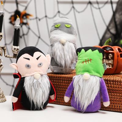 China New Plush Halloween Border Decorations, Vampire Mummy Frankenstein Doll Old Man Faceless Doll for sale