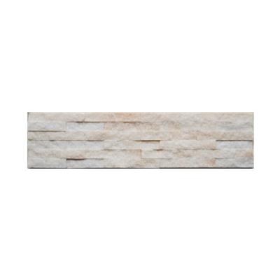 China Natural Stone Professional Made ABC Stone White Cladding Decorative Culture Shower Walls Stone For Fireplace Exterior Walls for sale