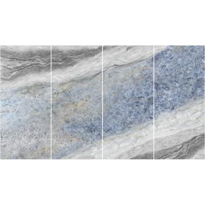 China Wholesale Ceramic Made Porcelain Green Agglomerated Sink Stone Artificial Stone ABC-Stone Bathroom Slab Interior Tiles for sale