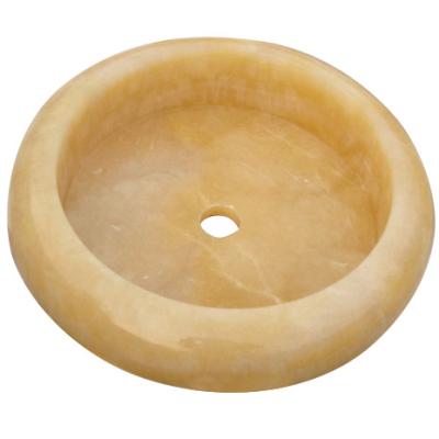 China Luxury Natural Honey Onyx Export Quality Onyx Wash Basin Bathroom ABC-Stone Indoor Sink (With Red Vein) for sale