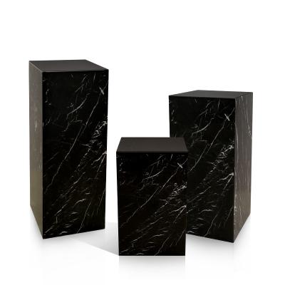 China Chinese ABC Stone Europe Manufacturers Multifunctional Black Marble Base, Cube Stone Home Decor Marble Base for sale