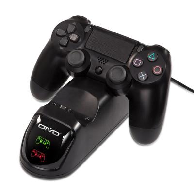 China Charging Controller Dual Charging Dual LED Indicator Stand SYY LED Indicator Game Stand For PlayStation 4 Slim Accessories PS4 pro Gamepad Controller Charger Base for sale