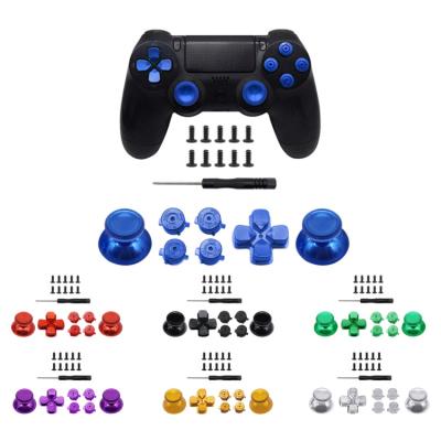 China 3D Metal ABXY Joystick Button SYY Full Set Game Controller Replacement 3D Analog Joystick Thumbstick Metal Aluminum ABXY Button For PS4 Accessories for sale