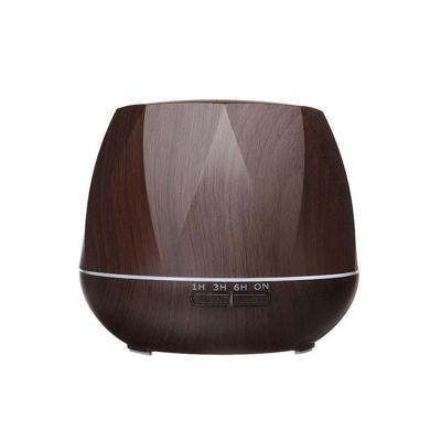 China 2021 Office Manufacturer MLK-902 Stock Wooden Aroma Diffuser Nebulizer with Clock and Led Light Humidifier Essential Oil Aroma Diffuser for sale