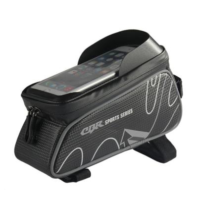 China Bicycle Bag Waterproof Touch Screen Tube Beam Bag Road Mountain Bike Top Mount Equipment 600173152413 for sale