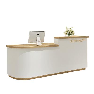 China Adjustable Modern Small Reception Desk Living Room Reception White Reception (Other) for sale