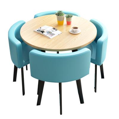 China Light luxury table and chair (size) of adjustable Nordic simple leisure table shop cafe tea dining table negotiation for sale