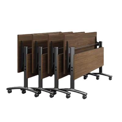 China Factory Manufacture Adjustable (Height) Wooded Folding Desk For Meeting for sale