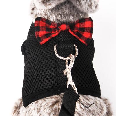 China Small Breathable Padded Mesh Chest Strap Vest Pet Leash Rabbit Guinea Pig Squirrel Vest for sale