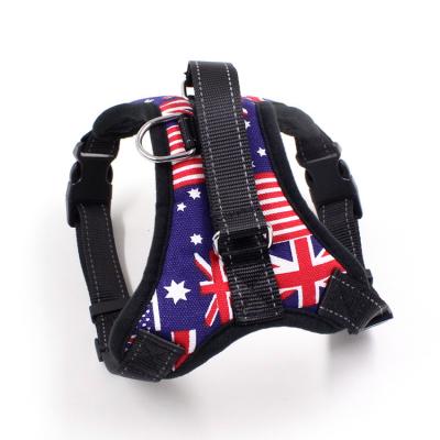 China Custom Frontier Middle and Large Leash Okinawa Leash Dog Harness Explosion Proof Dog Harness for sale