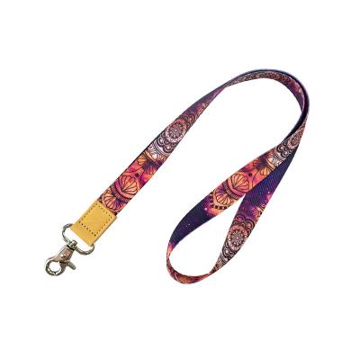 China Fashiontable Lanyard Mobile Phone Silk Screen Key Labor Certificate Mark Polyester Heat Transfer Printing Logo for sale