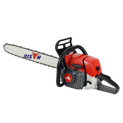 China BISON 2-Stroke Garden Machine Power Chainsaw Petrol Saw 72.2cc Big Saw 381 chainsaw motosega da potatura for sale