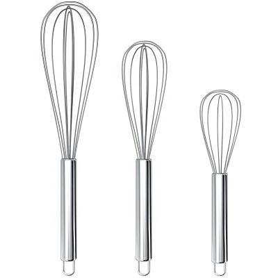 China 3 Pack Stainless Steel Stocked Beater 8