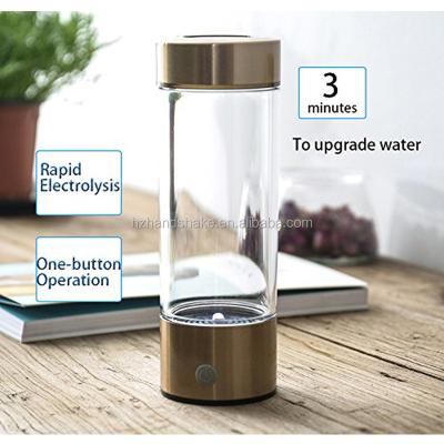 China 400ml Water Ionizer Bottle Maker Sustainable Hydrogen Rich Alkaline Generator Water Portable Outdoor for sale