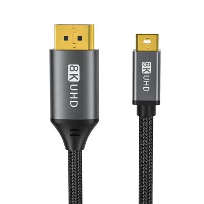 China COMPUTER Mini DisplayPort to DisplayPort Cable, 4K 60Hz Mini DP Cable iVANKY Mini Display Port Cable 2M/6.6ft, Grey for sale