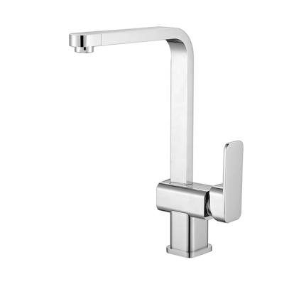 China Rotation Modern Industrial Modern Water Brass Kitchen Sink Faucet Te koop