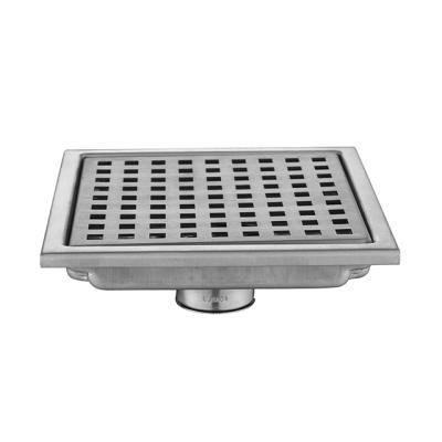 Cina Modern Factory Style Metal Square Bathroom 304 Stainless Steel Direct Floor Drain in vendita