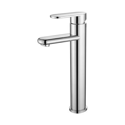 China Modern Wholesale Metal Handle Vessel Bathroom Faucet Single Design Mixer Water Tap for sale