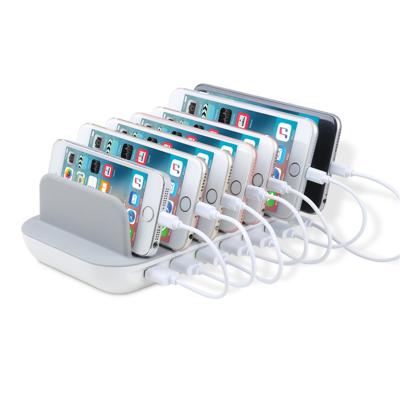 China Multi MIQ Mobile Phone USB Charger Station 7 USB Charger Mobile Phone Tablet Docking Phone Charging Station for sale