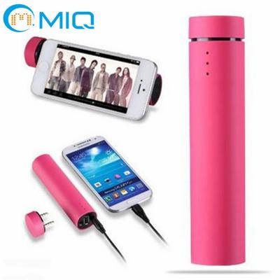 China Mobile phone 3 in 1 function mini portable speaker power bank with phone holder 4000mah for sale