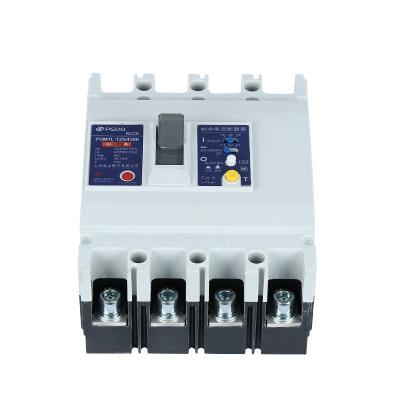 China Various Good Quality 16a-125a Electronic Fixed Molded Case 4 Poles Molded Case Circuit Breaker Leakage 125/4300 for sale