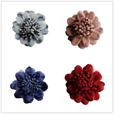 China Handmade Artificial Silk Rose Flowers For Girls Dress Fashion Home Decorative Decoration for sale