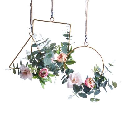 China Natural Touch New Arrival Style Artificial Flower Garland Pendant For Home Wedding Nordic Coffee for sale