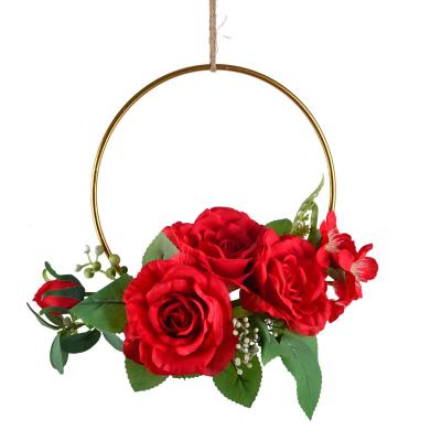 China Natural High-end Modern Light Luxury Simulation Chinese Knot Garland Wall Hanging Touch for sale