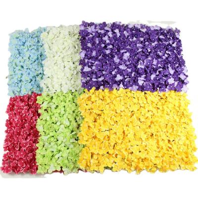 China Moden Factory Supply Hydrangea Flower Wall Artificial Flower Backdrops for sale