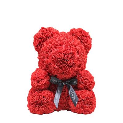 China Unique Cartoon Rose Teddy Bear in a Gift Box - Birthday Gift for Women, Gifts for Mom Fully Met for sale