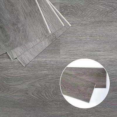 China Mid Century Texture 5mm PVC Vinyl Wood Core 6mm Rigid Vinyl Resilient Plastic Click Flooring With IXPE for sale