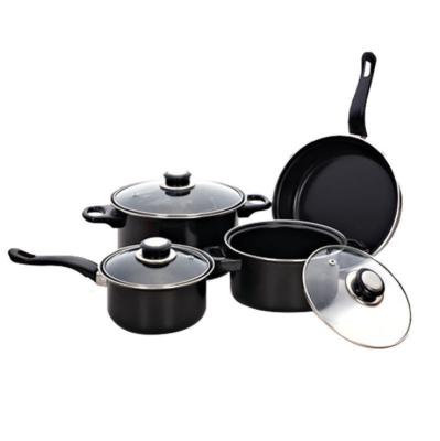 China Viable Wholesale 13 Pieces Pan And Pot Stock Cookware Sets Promotional Cookware Gifts Sets Cookware Sets With Glass Lid for sale