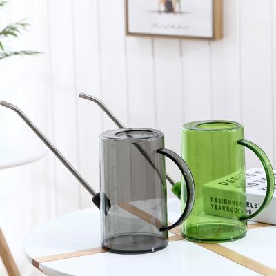 China Stainless steel+AS 1000ml watering can metal water can plant pot home device bonsai garden tool watering watering can for garden for sale