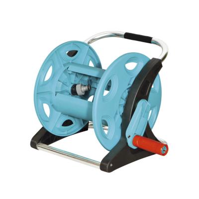 China Supply Adjustable Durable Plastic Garden Plant Hose Reel Watering Cart For 30M 40M 45M 1/2