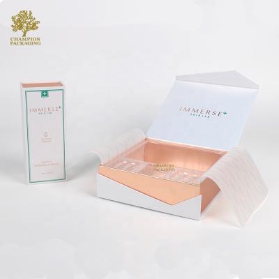 China Wholesale Custom Recyclable Magnetic Folding Gift Box Luxury Cosmetic Packaging For Skin Care for sale