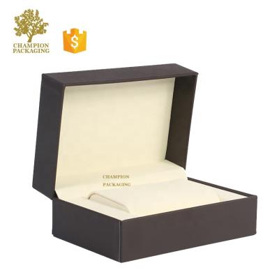 China Luxury Gift Watch Packaging PU Leather Watch Box For Men Watch Packaging Box Wholesale for sale