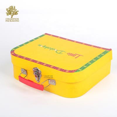 China Recycled Materials Paper Baby Mini Toy Suitcase Box, Baby Cloth Packing Suitcase, Cardboard Baby Shoebox Packing for sale