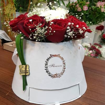 China 2020 Recyclable Popular Luxury Gift Box Flower Box Hat Packaging Box For Custom Design for sale