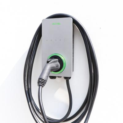 China Cyberpunk Autel EV Charger Station Level 2 Car Wi-Fi Fast Charger 50A SAE J1772 and Bluetooth EV Fast Charger Station for sale