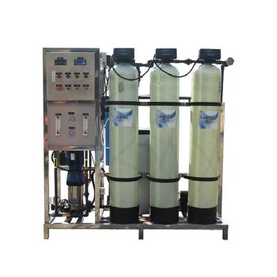 China Purification 250lph Water Purification Water RO System Plant Pure Drinking Water Treatment Machine Commercial Full Filter Borehole for sale