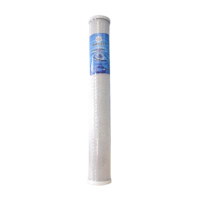 China Water Treatment Water Treatment Plant Wholesale Supplying 20 Inch Carbon Block Chlorine Removal CTO Water Filter Cartridge for sale