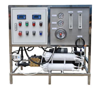 China Two Pass Two Pass 1000LPD China Salt Seawater Treatment Plant RO Desalination Plants Small Cost Portable Seawater Equipment Systems For Ship for sale