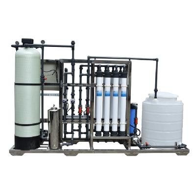 China Large Environmentally Friendly 2T Ultrafiltration Environmental Friendly System With Pretreatment Industrial Waste Wastewater Treatment UF Filter for sale