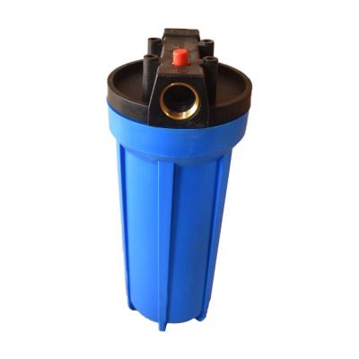 China 10 Inch Big Blue Filter Housing Single Stage Good Quality Outdoor Promotional Water Filter Housing for sale