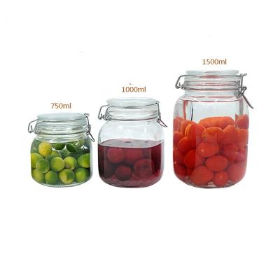 China Good Food Price Spice Glass Jar With Lid Simple And Creative for sale