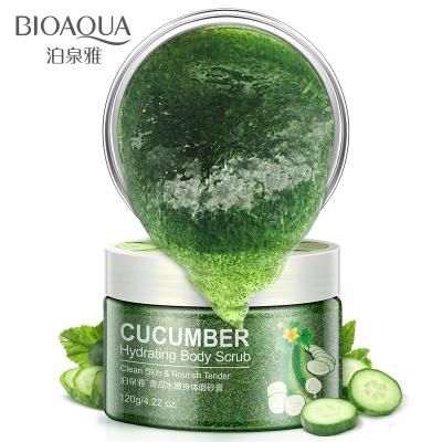 China Natural Exfoliator Cucumber Moisturizing Clean Skin Nourishing Removing Exfoliator Body Scrub for sale