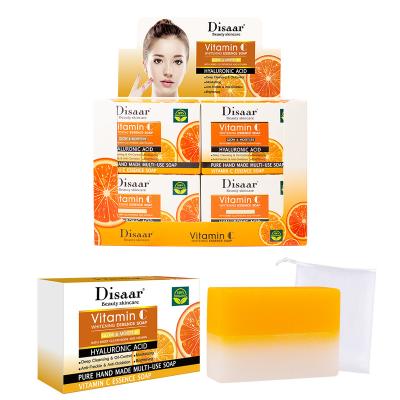 China Aichun Beauty 100g Best Selling Private Label Deep Cleansing Brightening Vitamin C Whitening Handmade Soap for sale