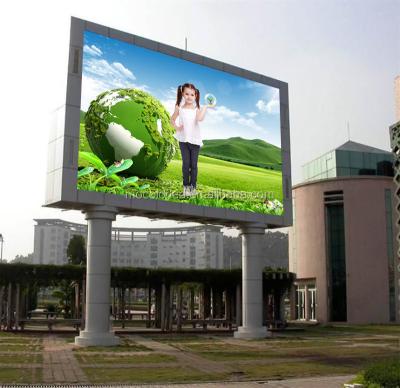 China P10 Outdoor Outdoor Led Screen Advertising 4x3 Meters 10000 Dots/ Square Meter for sale